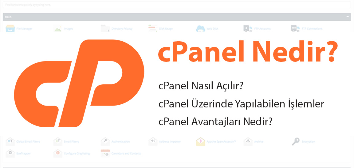 cPanel Nedir?