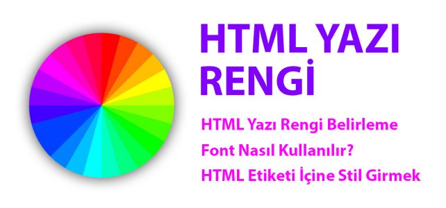 HTML Yazı Rengi