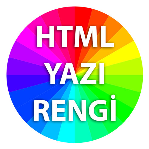 HTML Yazı Rengi Değiştirme