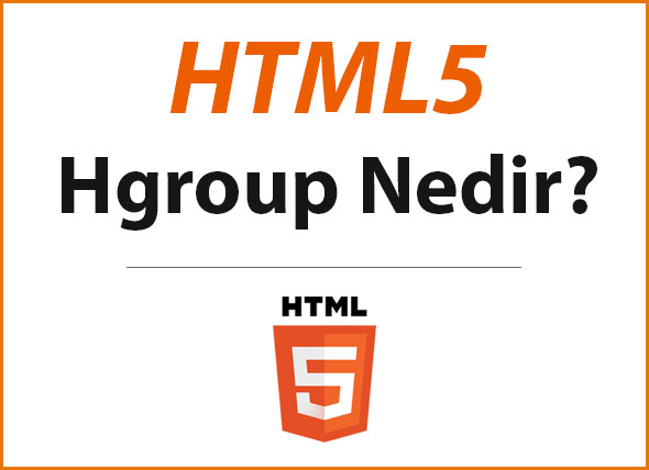 HTML5 Hgroup Örneği
